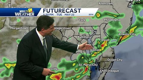 Tuesday Forecast: Temps in low 70s with showers and storms